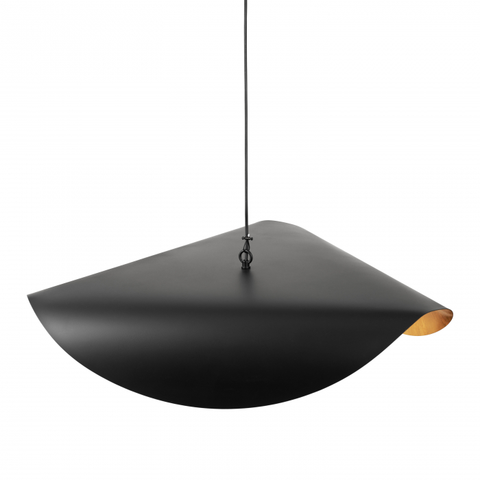 Lustră suspendată ENZO, negru/auriu, 60 cm - Step Into Design [11]