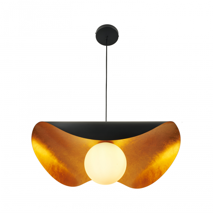Lustră suspendată ENZO, negru/auriu, 60 cm - Step Into Design [16]