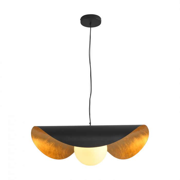 Lustră suspendată ENZO, negru/auriu, 60 cm - Step Into Design [2]