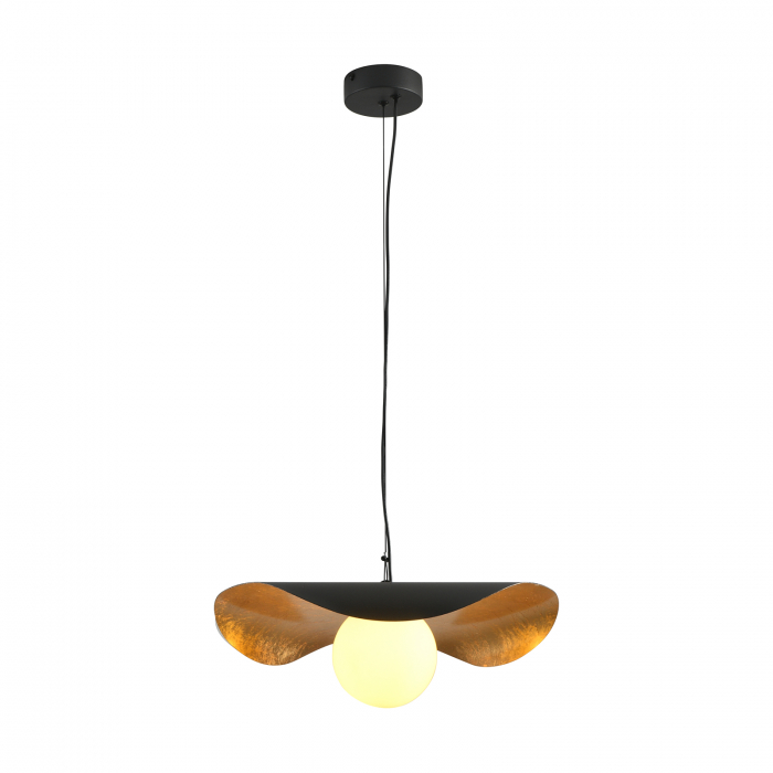 Lustră suspendată ENZO, negru/auriu, 60 cm - Step Into Design [3]