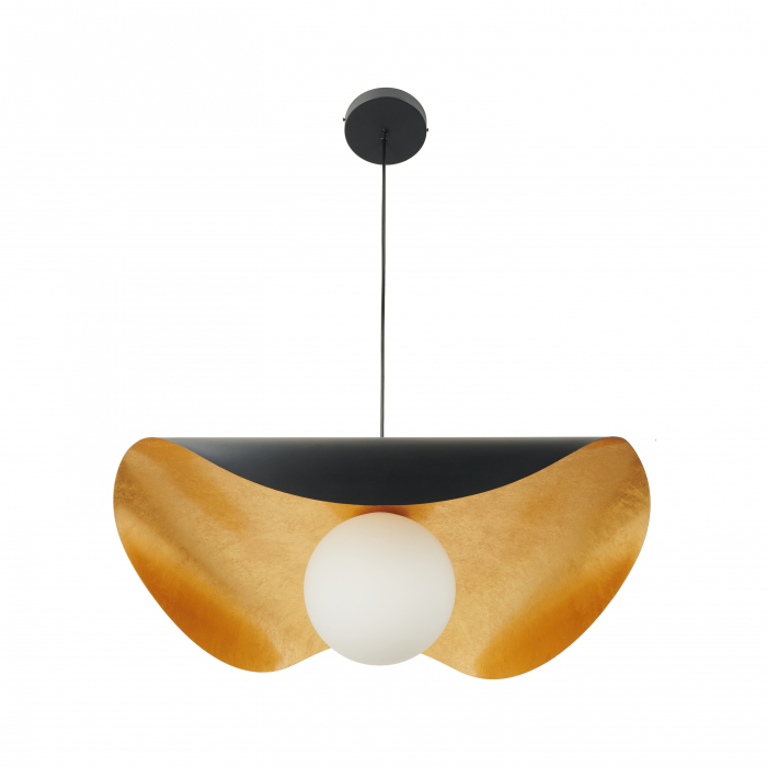 Lustră suspendată ENZO, negru/auriu, 60 cm - Step Into Design [15]