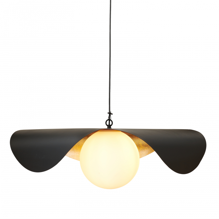 Lustră suspendată ENZO, negru/auriu, 60 cm - Step Into Design [7]
