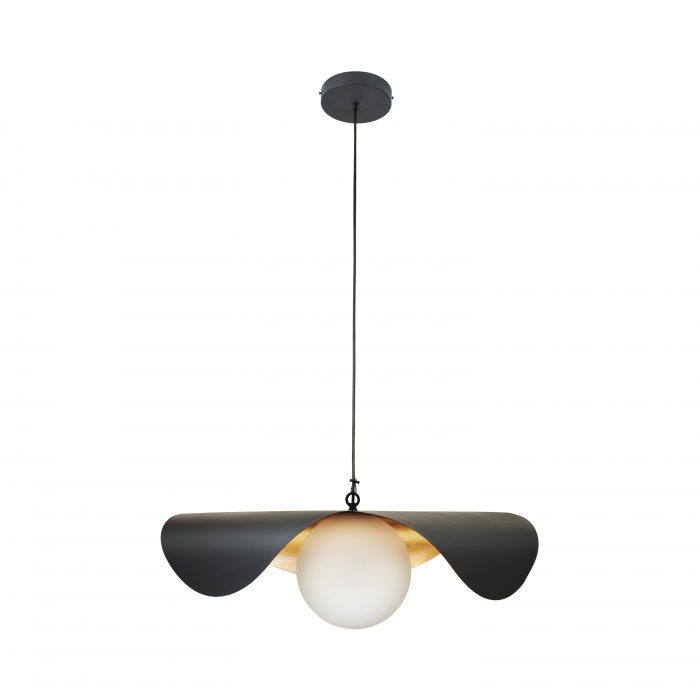 Lustră suspendată Enzo, negru/auriu, lungime 80 cm - Step Into Design [13]