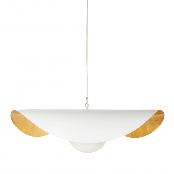 Lustră suspendată Enzo, alb/auriu, 80 cm - Step Into Design [5]