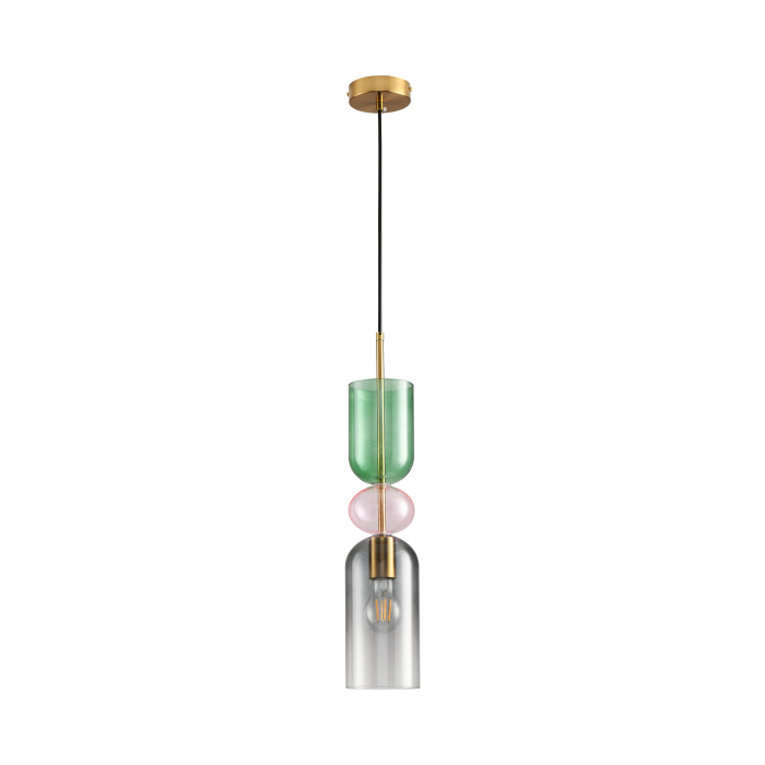 Lampă suspendată Pastello Green, multicoloră, diametru 11 cm – Step Into Design [3]