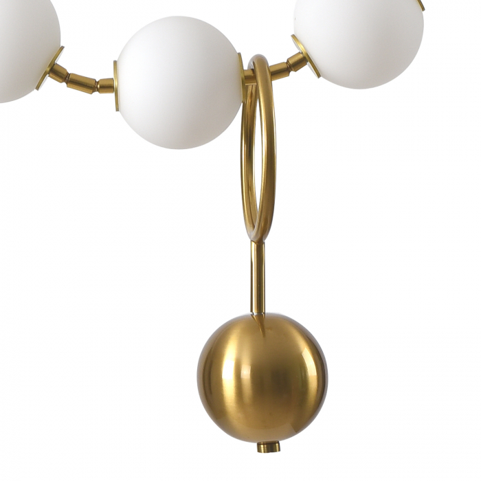 Lampă suspendată LED CORALLI, alb/alamă, 150 cm - Step into Design [3]