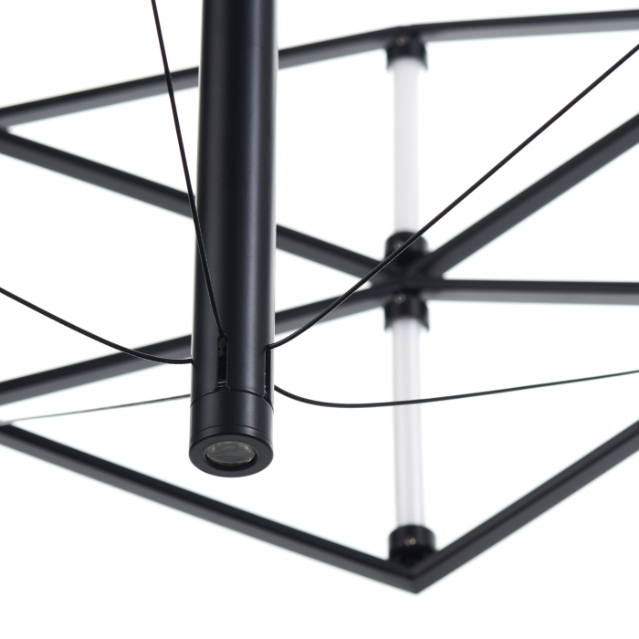 Lustră suspendată LED SPACE neagra, lățime 60 cm - Step into Design [9]