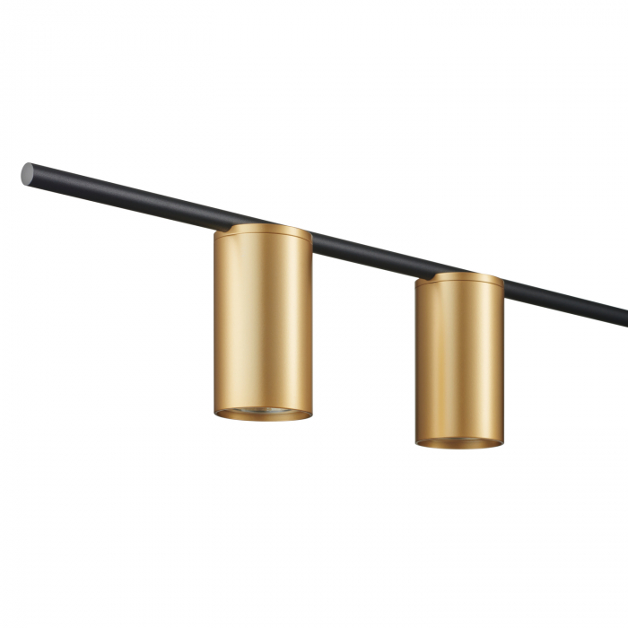 Lampa suspendată LUNGO, neagră/aurie, 135 cm - Step into Design [3]