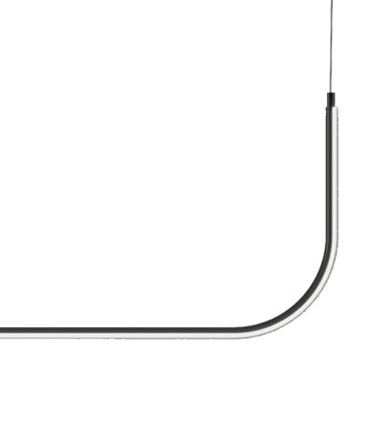 Lampa suspendata neagra MINIMA-1 LED, 120 cm [3]