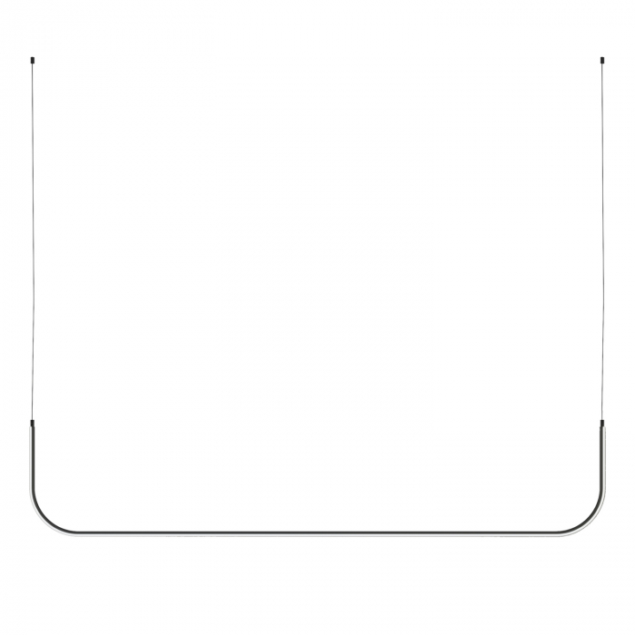 Lampa suspendata neagra MINIMA-1 LED, 120 cm [4]