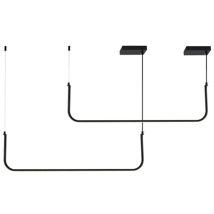 Set lampă suspendată MINIMA-2 LED, negru, lungime 120 cm [3]