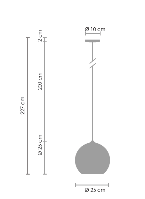 Lampă suspendată MIRROR GLOW crom, 25 cm - Step into Design [8]
