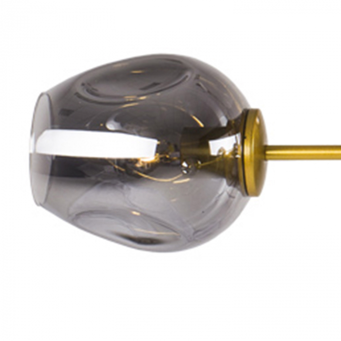 Lampa suspendata gold&smoky MODERN ORCHID 6 / 130 cm Step into Design [6]