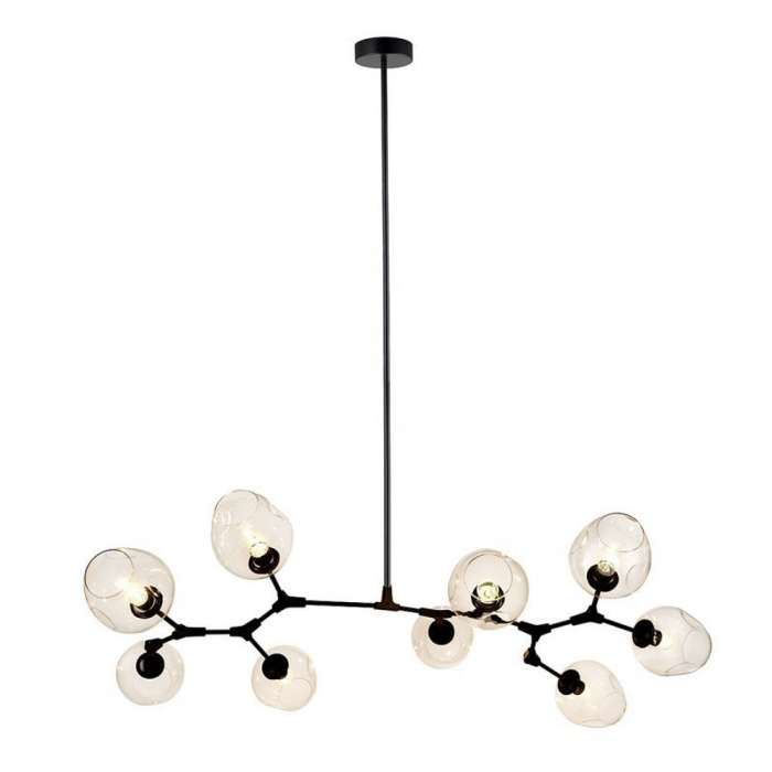 Lampa suspendata neagra MODERN ORCHID 9 / 150 cm Step into Design [2]