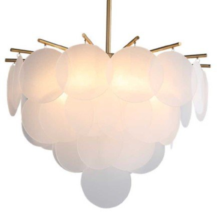 Lustră FIORE, aurie/alb, 60 cm - Step into Design [2]