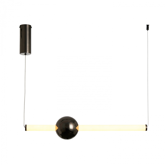 Lampă suspendată LED O-LINE, negru/alb, 3000K, lungime 63 cm [2]