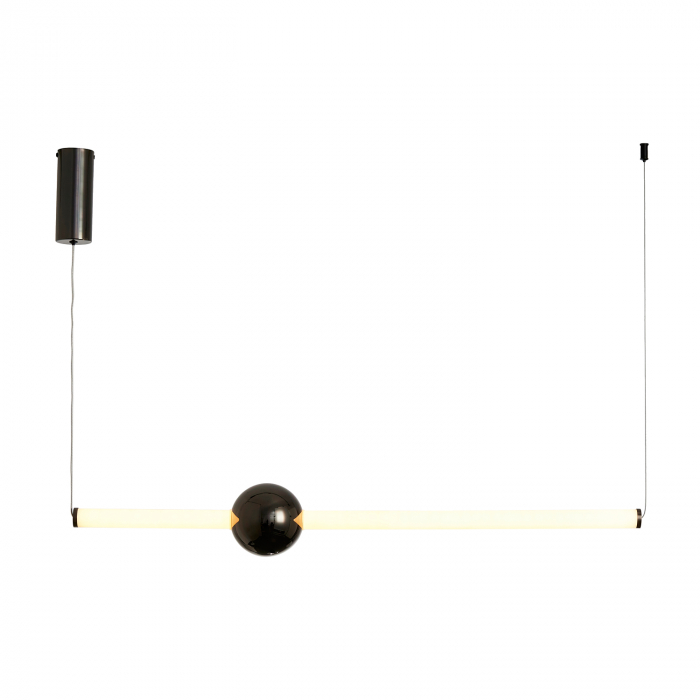 Lampa suspendata LED O-LINE, negru/alb, 3000K, lungime 93 cm [2]