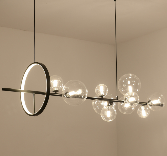 Lampa suspendata ORION LONG, negru, 10*G9 + LED, lungime 120 cm - STEP INTO DESIGN [6]