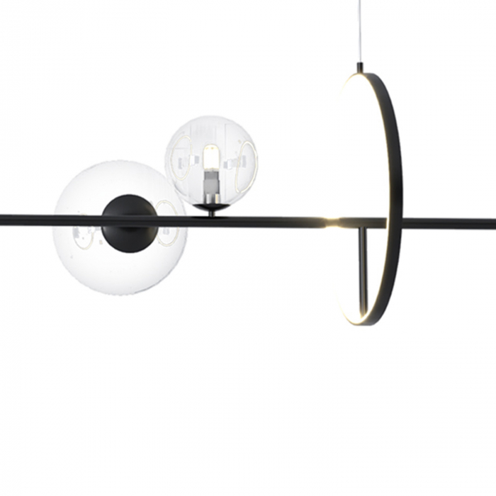 Lampa suspendata ORION LONG, negru, 10*G9 + LED, lungime 120 cm - STEP INTO DESIGN [4]