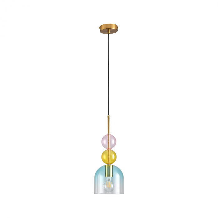 Lampa suspendata PASTELLO BLUE, multicolor, 15 cm -Step into Design [3]