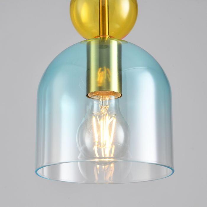 Lampa suspendata PASTELLO BLUE, multicolor, 15 cm -Step into Design [4]