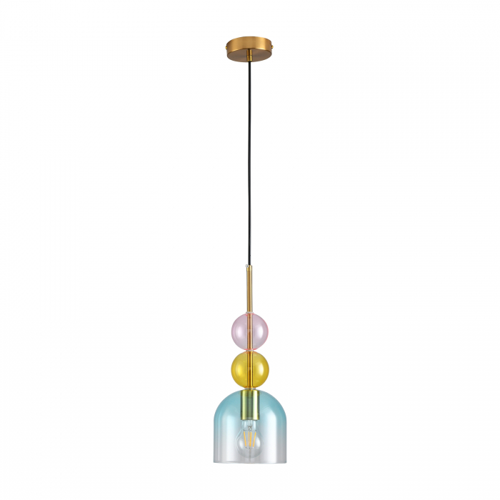 Lampa suspendata PASTELLO BLUE, multicolor, 15 cm -Step into Design [8]