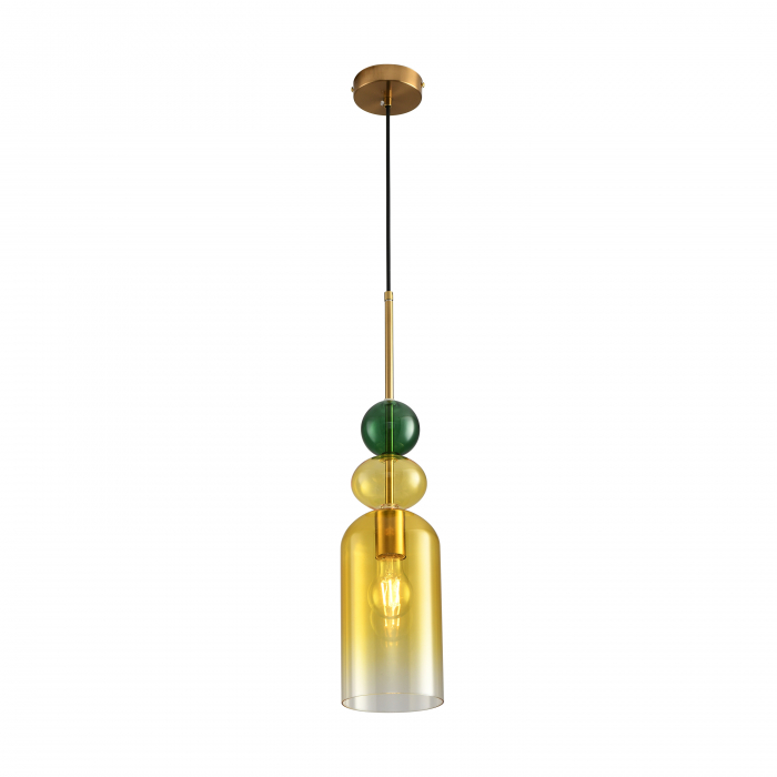 Lampă suspendată Pastello Yellow, diametru 13 cm - Step Into Design [4]