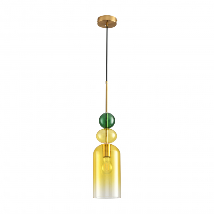 Lampă suspendată Pastello Yellow, diametru 13 cm - Step Into Design [5]