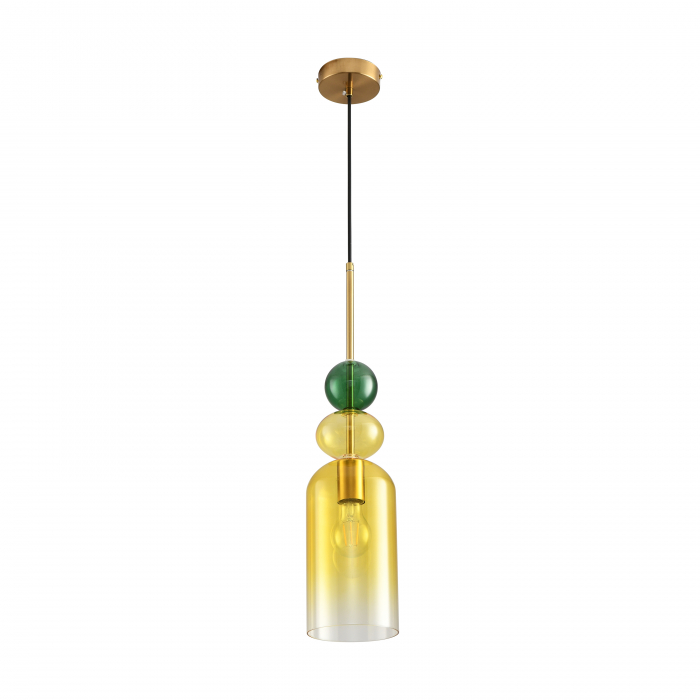 Lampă suspendată Pastello Yellow, diametru 13 cm - Step Into Design [3]