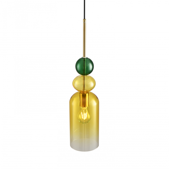 Lampă suspendată Pastello Yellow, diametru 13 cm - Step Into Design [2]