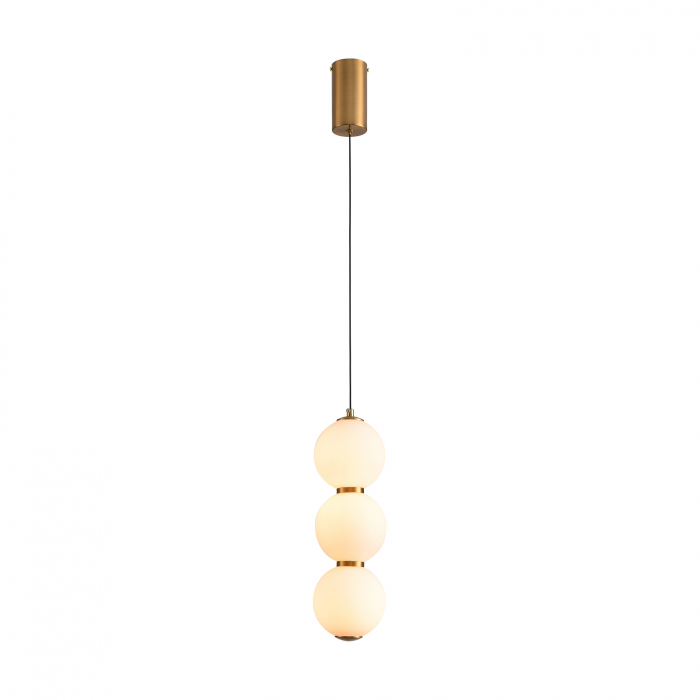 Pendul LED PERLA, auriu/alb, 3000K, 12 cm - Step into Design [3]