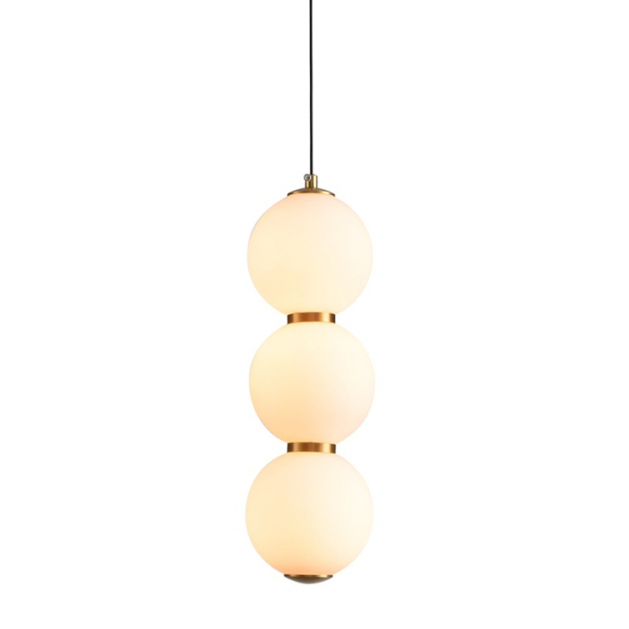 Pendul LED PERLA, auriu/alb, 3000K, 12 cm - Step into Design [2]