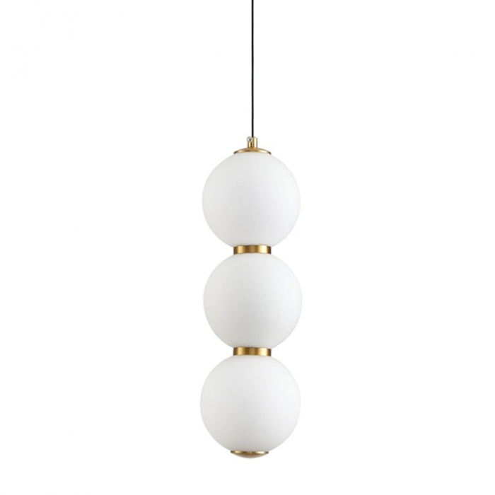 Pendul LED PERLA, auriu/alb, 3000K, 12 cm - Step into Design [5]