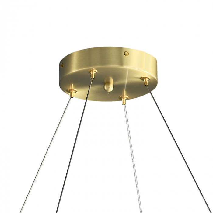 Candelabru PIUMA, alb/alama, 20W, 80 cm [10]
