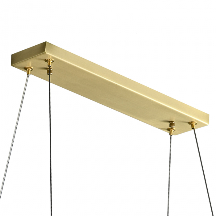 Candelabru PIUMA LONG, alb/alama, 20W, 100 cm [8]