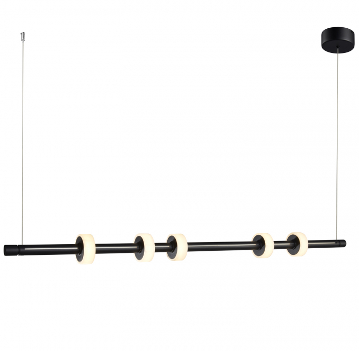 Lampa suspendata neagra cu marmura LED RINGO 150 cm - step into design [2]