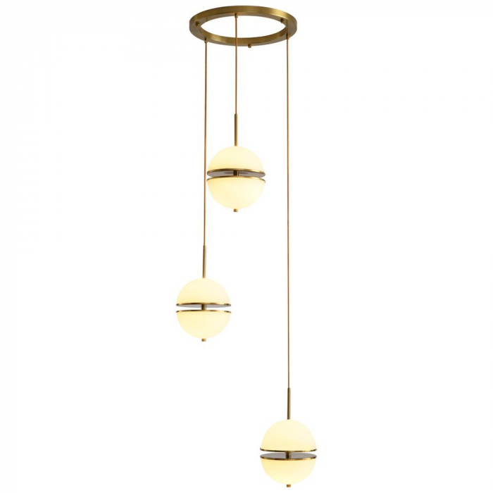 Lampă suspendată LED SFERA-3, aurie, 50 cm - Step into Design [2]