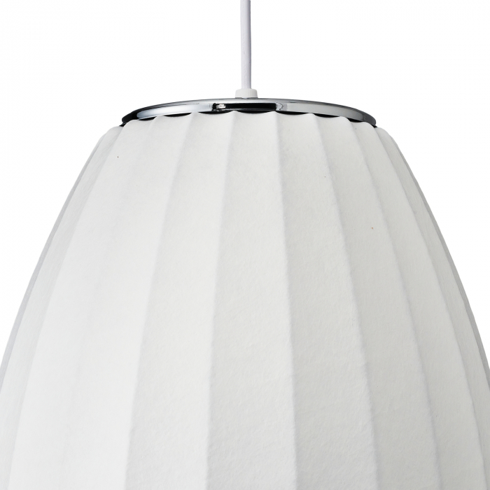 Lampă suspendată SILK BARREL albă, înăltime 50 cm - Step into Design [9]
