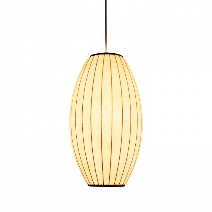 Lampă suspendată SILK BARREL albă, înăltime 50 cm - Step into Design [3]