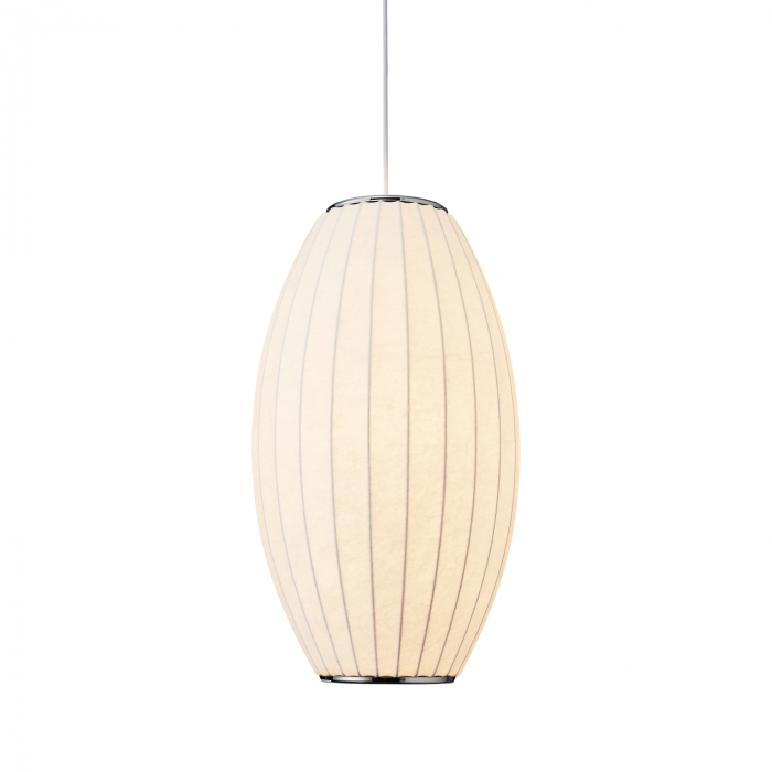 Lampă suspendată SILK BARREL albă, înăltime 50 cm - Step into Design [2]