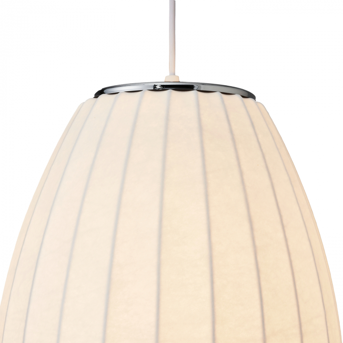 Lampă suspendată SILK BARREL albă, înăltime 50 cm - Step into Design [8]