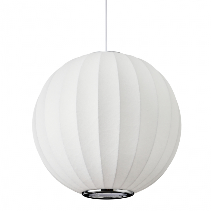 Lampă suspendată SILK albă, diametru 40 cm - Step into Design [6]