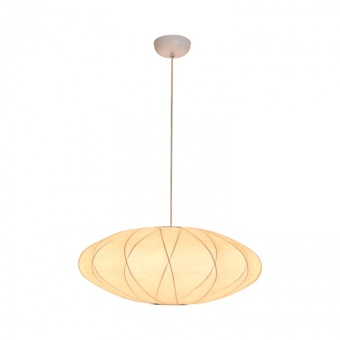 Lampă suspendată SILK X-SHAPE albă, diametru 60 cm [8]