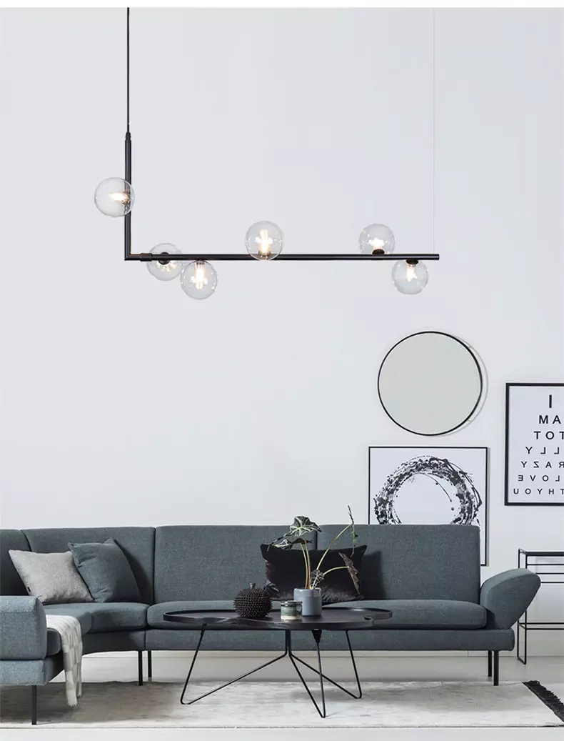 Lampă suspendată SIMPLY, neagră, 90 cm - Step into Design [5]