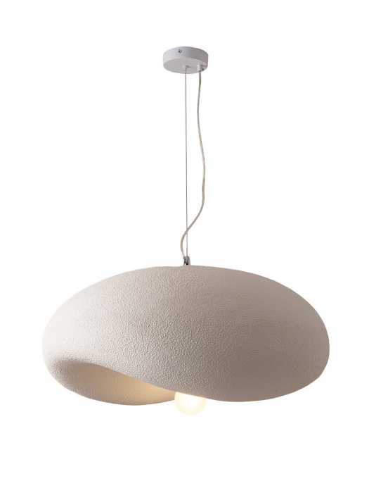 Lampă suspendată STONE FLAT albă, lungime 40 cm - Step into Design [2]