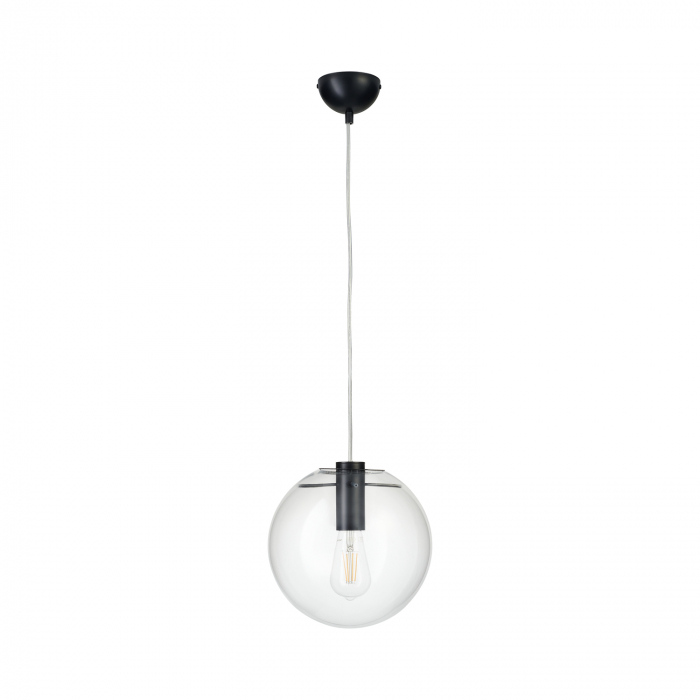 Lampă suspendată TONDA, neagră, 25 cm- Step into Design [2]