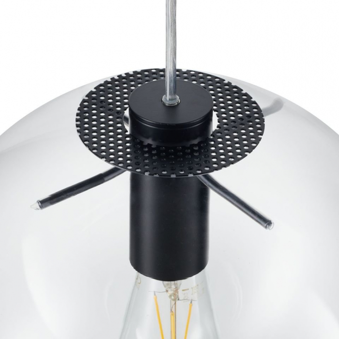 Lampă suspendată TONDA, neagră, 25 cm- Step into Design [7]