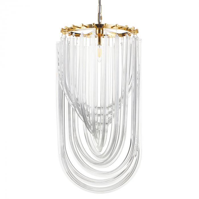 Lampă suspendată WAVE, aurie, 40 cm - Step into Design [4]