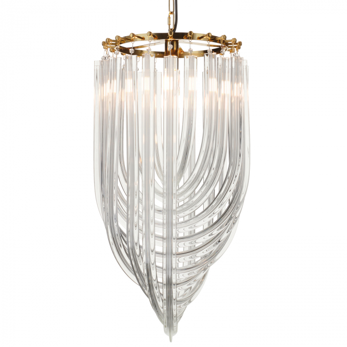 Lampă suspendată WAVE, aurie, 40 cm - Step into Design [3]