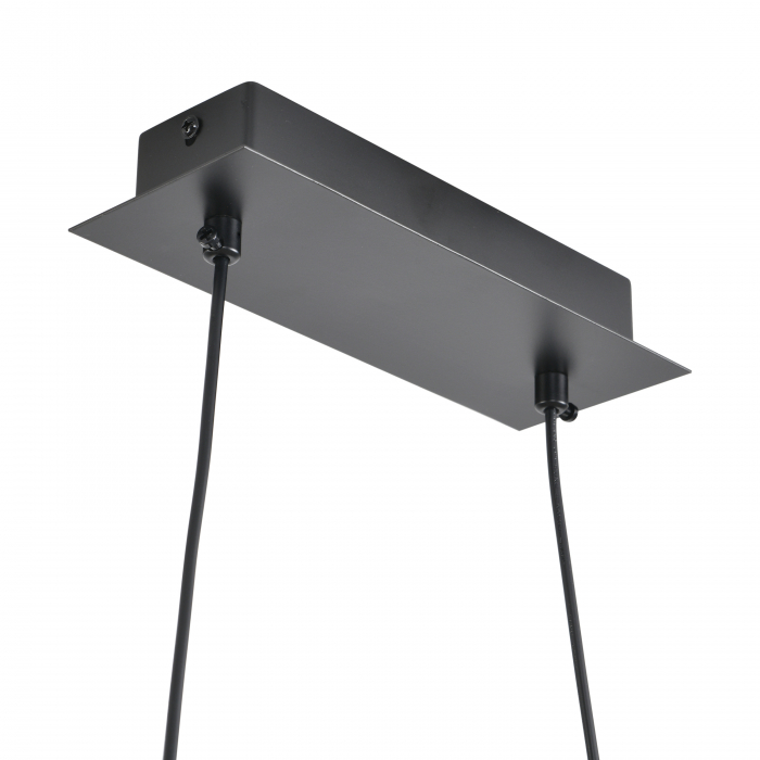 Lustră suspendată LED ZIGZAG, negru, 3000K, 90 cm [7]